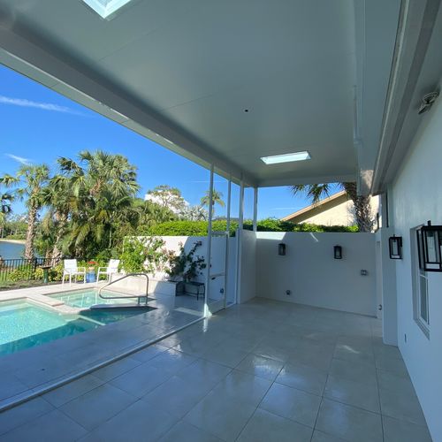 Insulated roofing done in Naples, Florida